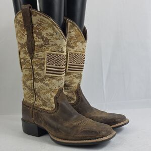 Ariat Sport Patriot Leather Western Women's Boots.